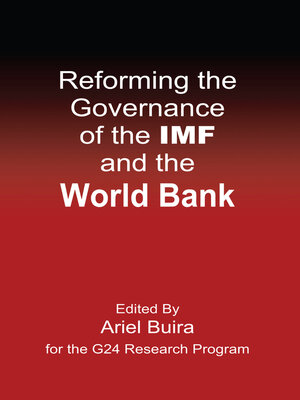 cover image of Reforming the Governance of the IMF and the World Bank
